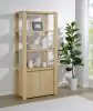 Coaster Fine Furniture 708224 Laurelton - 3-Shelf Media Tower Tall Pier Cabinet - Light Oak