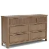 Riverside Furniture 42560 Jaxon - 7-Drawer Dresser - Casual Mink