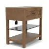 Riverside Furniture 73968 Riverside Furniture 73968 Cascade - 1 Drawer Nightstand - Casual Mink