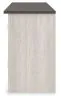 Ashley Furniture W287-68 Dorrinson - LG TV Stand w/Fireplace Option - White