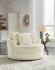 Ashley Furniture 2110421 Ashley Furniture 2110421 Lindyn - Oversized Swivel Accent Chair - Ivory