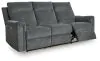 Ashley Furniture 33202/87/96 Barnsana - 2 Pc. - Power Reclining Sofa, Power Reclining Loveseat - Gravel