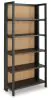 Ashley Furniture A4000574 Abyard - Bookcase - Black / Natural