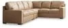 Ashley Furniture 38006S4 Ashley Furniture 38006S4 Bandon - 3-Piece Sectional With Laf Loveseat - Toffee