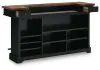 Ashley Furniture D634-65 Wildenauer - Bar - Brown / Black