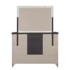 Samuel Lawrence Furniture S466-BR-K6 Riverwood - Bureau Dresser and Mirror