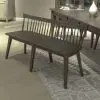 Liberty Furniture 826-C4000B Midland Falls - Spindle Back Bench - Rustic Brown
