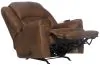 Jackson Furniture Industries 41072-1176/59-1276/59 Jackson Furniture Industries 41072-1176/59-1276/59 Hayden - Chaise Rocker Recliner With Heat / Massage & Oversize Xtra Comfort Footrest - Auburn