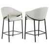 CoasterEssence 183436 Chadwick - Fabric Upholstered Counter Chair (Set of 2) - Beige