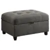 CoasterEveryday 500413-S2 Stonenesse - Sectional Sofa With Storage Ottoman Set - Gray
