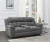 CoasterEssence 609542P Bahrain - Upholstered Power Loveseat - Charcoal
