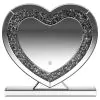 CoasterEveryday 961528 Euston - Heart Shaped Vanity Mirror - Silver