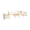 New Classic 60-G5511-S5S New Classic 60-G5511-S5S Wesley - 5 Piece Outdoor (Sofa & 2 Chairs & Coffee & End Table) - White