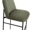 New Classic STH4023-BS-GRN Erik - Bar Chair With Black Metal Frame (Set of 2) - Green
