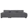 Coaster Fine Furniture 509965 Octavia - Upholstered Sectional Chaise Sofa - Charcoal Gray