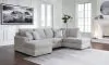 Benchcraft® 20904S1 Benchcraft® 20904S1 Gabyleigh - 2-Piece Sectional With Laf Chaise - Nickel