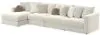 Jackson Furniture Industries 2235/75/31/37/4-16 Jackson Furniture Industries 2235/75/31/37/4-16 Ritzy - 4 Piece Modular Sectional (LSF Chaise) - Bone