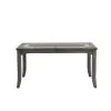 New Classic D1605-10 Lisbon - Rectangle Dining Table - Gray