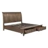 Liberty Furniture 104-BR-QSB Liberty Furniture 104-BR-QSB Twin Lakes - Queen Storage Bed - Chestnut