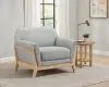 Coaster Fine Furniture 511073 Vaughn - Fabric Upholstered Flared Arm Accent Chair - Gray