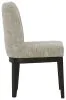 Ashley Furniture D984-01 Burkhaus - Dining UPH Side Chair (Set of 2) - Beige / Dark Brown