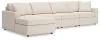 Ashley Furniture 92103S26 Ashley Furniture 92103S26 Modmax - 4-Piece Sectional With Laf Corner Chaise - Oyster