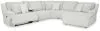 Ashley Furniture 92706/40/57/19/77/46/07/25 Ashley Furniture 92706/40/57/19/77/46/07/25 Top Tier - 7 Pc. - 6-Piece Reclining Sectional With Raf Chaise, Rocker Recliner - Alloy