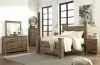 Ashley Furniture B446B40 Ashley Furniture B446B40 Trinell - Queen Poster Bed - Brown