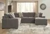 Ashley Furniture PC86205S1 Ashley Furniture PC86205S1 Larson Levee - 3-Piece Sectional With RAF Corner Chaise - Espresso