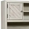Samuel Lawrence Furniture S466-BR-K7 Riverwood - Desk & Two Door Hutch with USB Port