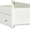 Samuel Lawrence Furniture S920-YBR-K10 Savannah - Twin Poster Bed with Trundle - White Finish - White