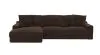 Jackson Furniture Industries 3045/75/73-09 Jackson Furniture Industries 3045/75/73-09 Comfrey - 2 Piece Sofa / LSF Chaise - Chocolate
