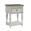 Liberty Furniture 244-BR63 Magnolia Manor - Leg Nightstand - Antique White