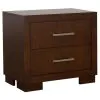 CoasterEssence 200711Q-S6P Jessica - 6 Piece Queen LED Bedroom Set - Cappuccino