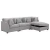CoasterElevations 551511-S4A Cambria - Upholstered 4 Piece Modular Sectional Sofa - Gray