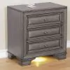 Furniture of America CM7302GY-N Brandt - Nightstand - Gray