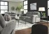 Benchcraft® 28105/38/35/25 Benchcraft® 28105/38/35/25 Allmaxx - 3 Pc. - Sofa, Loveseat, Rocker Recliner - Pewter
