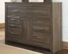 Ashley Furniture B251-31 Juararo - Six Drawer Dresser - Dark Brown