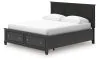 Ashley Furniture B687B20 Ashley Furniture B687B20 Lanolee - California King Panel Storage Bed - Black