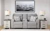 Ashley Furniture 90503/15/18 Biscoe - 2 Pc. - Power Reclining Sofa, Power Reclining Loveseat - Pewter