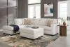 Ashley Furniture 24305/16/67/08 Aviemore - 3 Pc. - 2-Piece Sectional With Laf Corner Chaise, Ottoman - Stone
