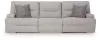 Ashley Furniture 93605S18 Ashley Furniture 93605S18 Acklen Place - 3-Piece Power Reclining Sectional Sofa - Pewter