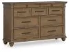 Ashley Furniture PCB782-31 Karallin - Dresser - Medium Brown