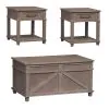 Liberty Furniture 172-OT-3PCS Parkland Falls - 3 Piece Table Set - Weathered Taupe