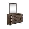 Liberty Furniture 384-BR-DM Ridgecrest - Dresser & Mirror - Light Brown