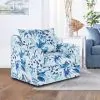 New Classic U1270-12-BFP Sylvie - Swivel Chair - Blue / White