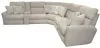 Jackson Furniture Industries 26/14/16/17/18/19-46 Jackson Furniture Industries 26/14/16/17/18/19-46 McPherson - 6 Piece Reclining Sectional With 2 Lay-Flat Reclining Seats And Storage Console - Buff