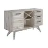 Intercon MR-CA-5836-WWH-C Modern Rustic - Server - Weathered White