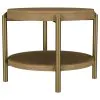 Coaster Fine Furniture 706188-S3 Arini - 3 Piece Round Coffee And End Table Set - Sand Wash