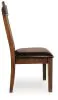 Ashley Furniture D594-01 Ralene - Dining UPH Side Chair (Set of 2) - Medium Brown